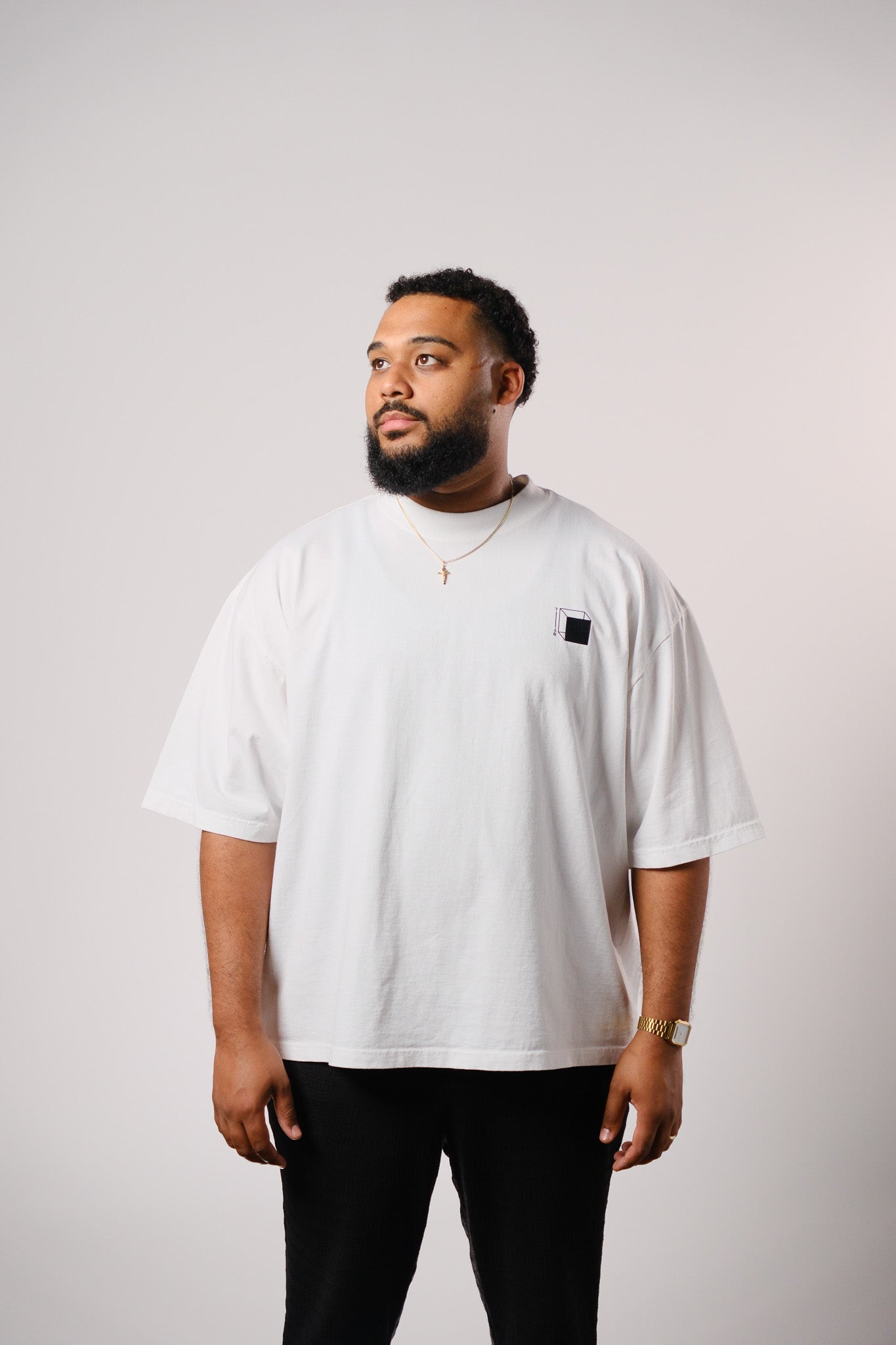 59 INTENT Tee White