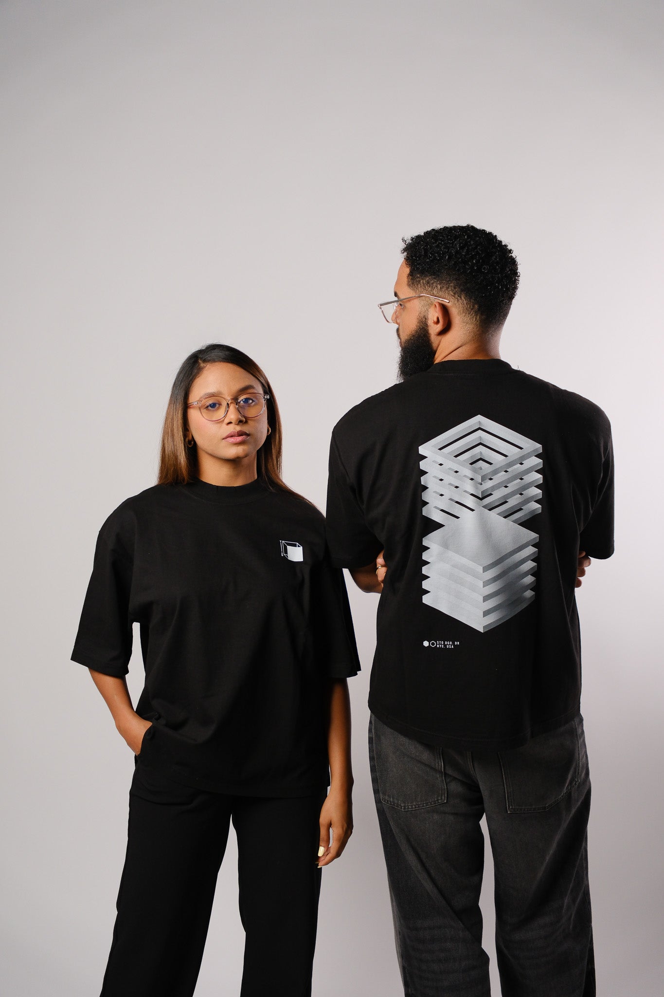 CUBES Tee Black