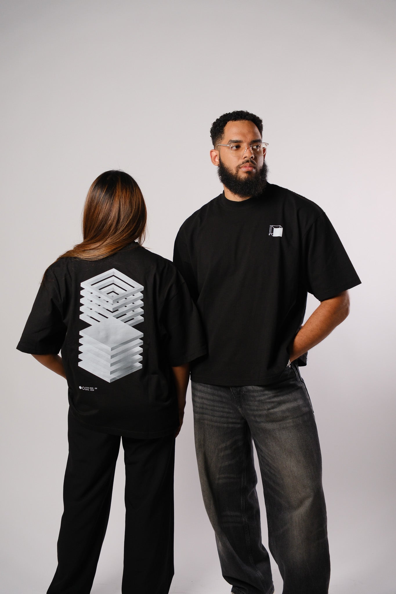 CUBES Tee Black