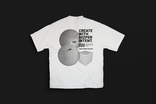 59 INTENT Tee White